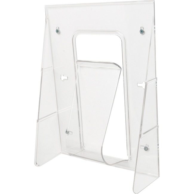 Deflecto Rack Lit Wall Mag 1PKT Clear DEF55501