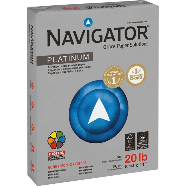 The Navigator Company Discovery Paper Platinum 20# 8.5X11 SNANPL1120