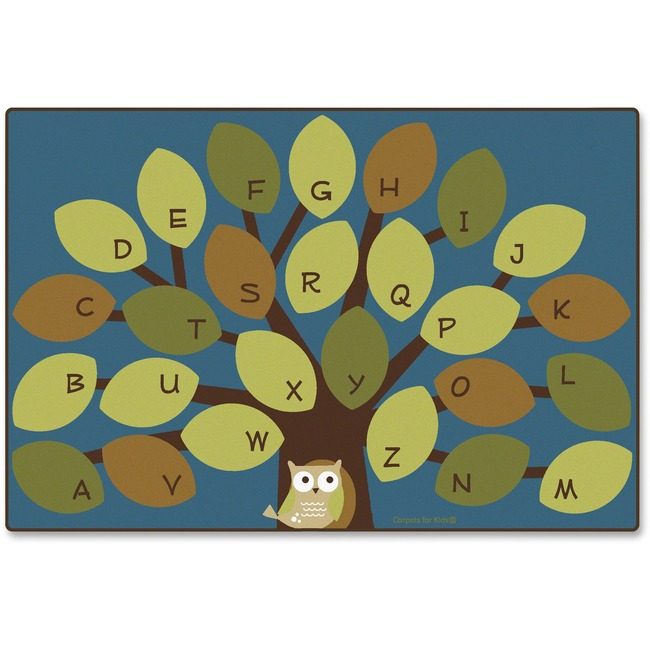 Carpets for Kids Rug Owlphabet Tree 8X12 CPT20728
