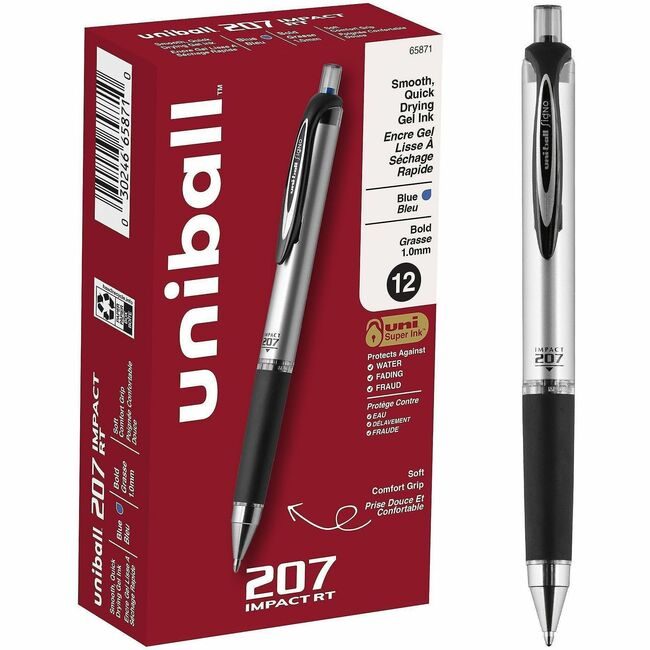 Mitsubishi Pencil Co. / uni-ball Pen Gel 207IMPACT Retrct Be UBC65871DZ