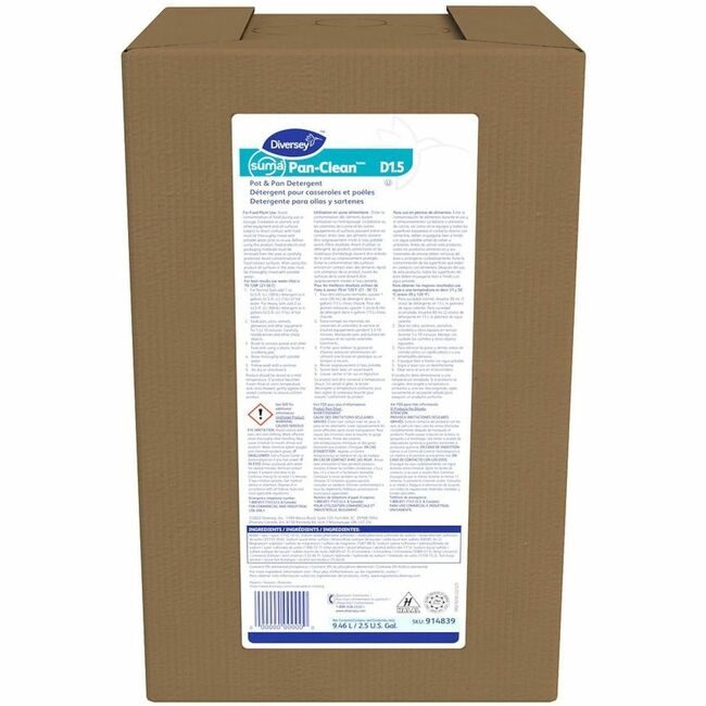 Diversey Detergent Pot&Pan 2.5GAL DVO914839