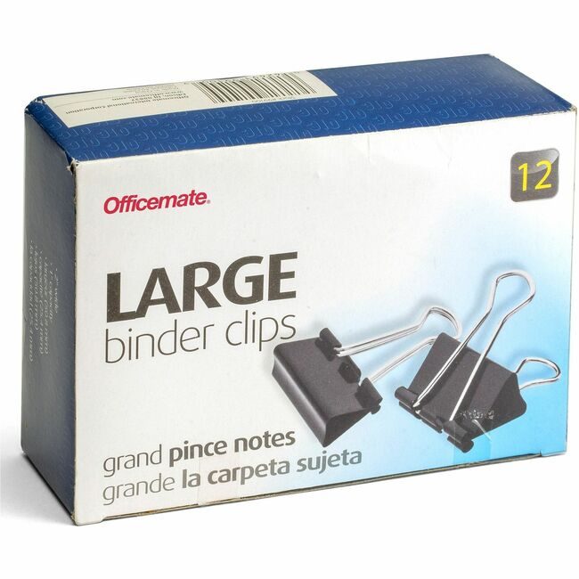 Officemate Clip Binder Large 12PC OIC99100