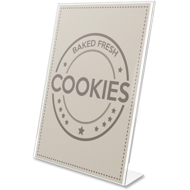 Deflecto Holder Sign Antglr Prtrait DEF879701