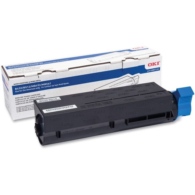 OKI Data Crtdg Toner B412/512 Black 12K OKI45807110