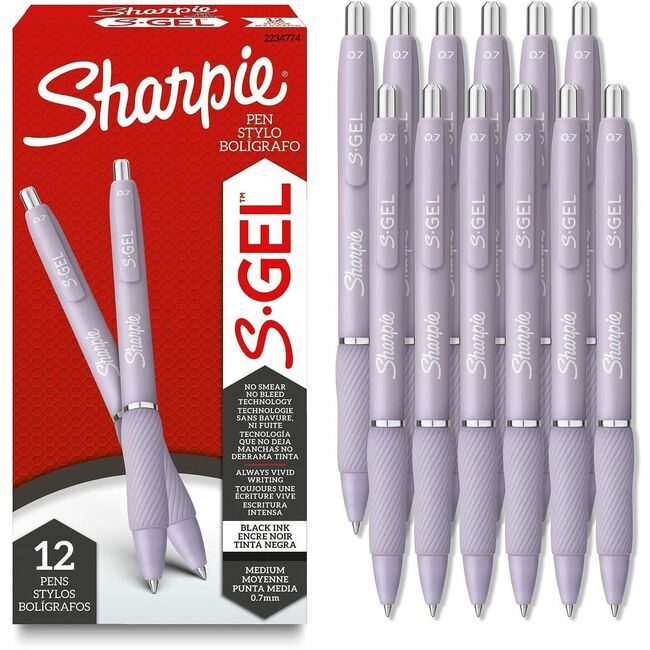 Sharpie / Expo / Prismacolor / Sanford Newell Brands / Sanford Sharpie / Expo / Prismacolor / Pen S-Gel 0.7MM Volt Black Dz SAN2234774