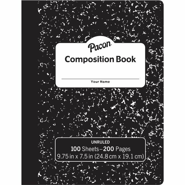 Pacon Corporation Book Comp Unrld Mrble 100SH PACMMK37145