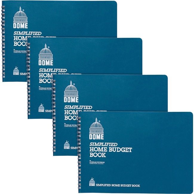 Dome Publishing Book Budget Home 64PG Teal DOM840BD