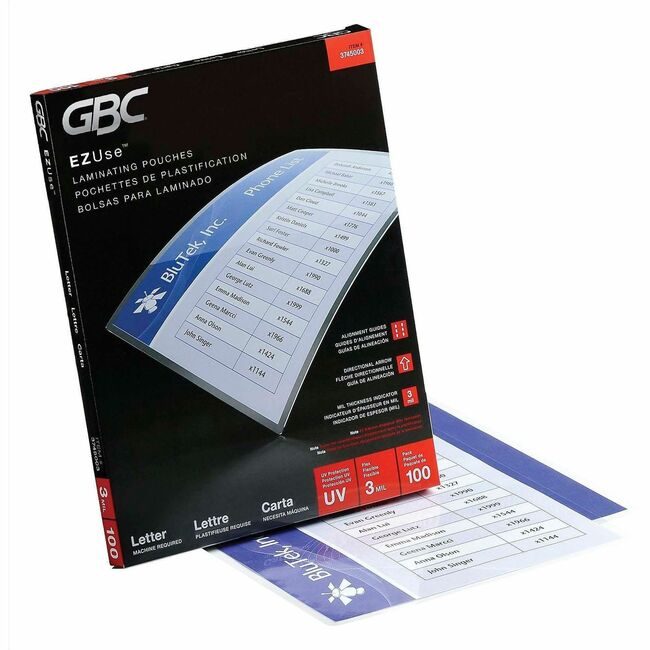 ACCO Brands GBC Pouch Lam Heatseal Letter GBC3745003
