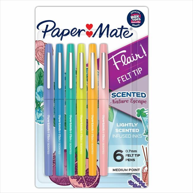 Newell Brands Paper Mate Pen Flair Scented 6 Count Assorted PAP2178578