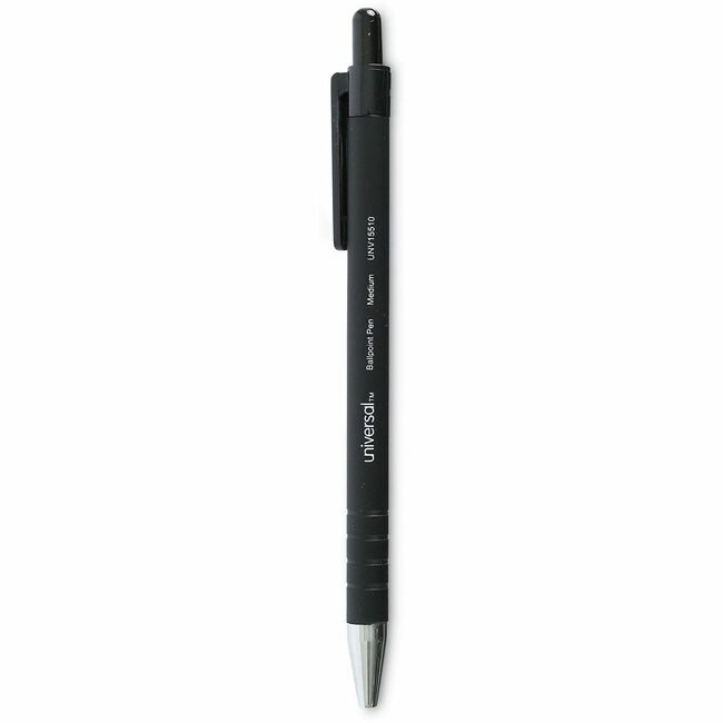 Universal Office Products Pen Comfrt Grp Ret Medium Black UNV15510