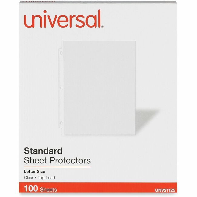Universal Office Products Protector Sht Letter Tpld Cr UNV21125