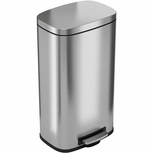 HLS Commercial Trashcan Step Stainless 8G HLCHLSS08R