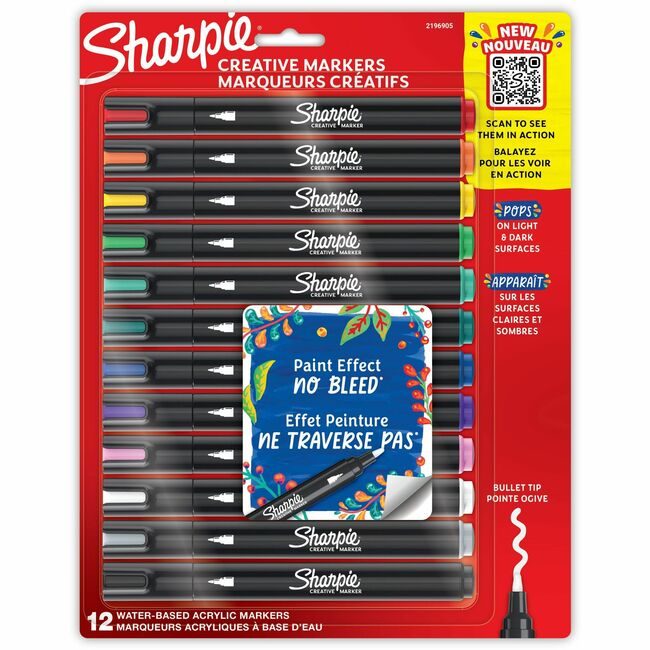 Sharpie / Expo / Prismacolor / Sanford Newell Brands / Sanford Sharpie / Expo / Prismacolor / Marker Shrp Bullcreate 12 Count SAN2196905