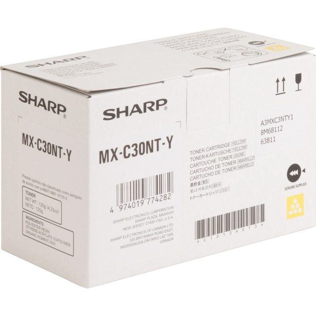 Sharp Electronics Crtdg Lsr MXC300 Yel 6K SHRMXC30NTY