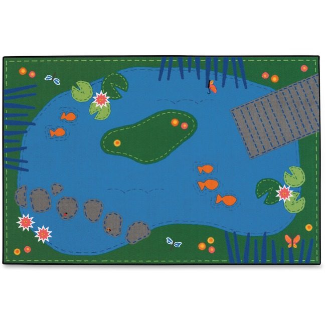 Carpets for Kids Rug Kvl+ Tranquil Pond 8X12 CPT96.06