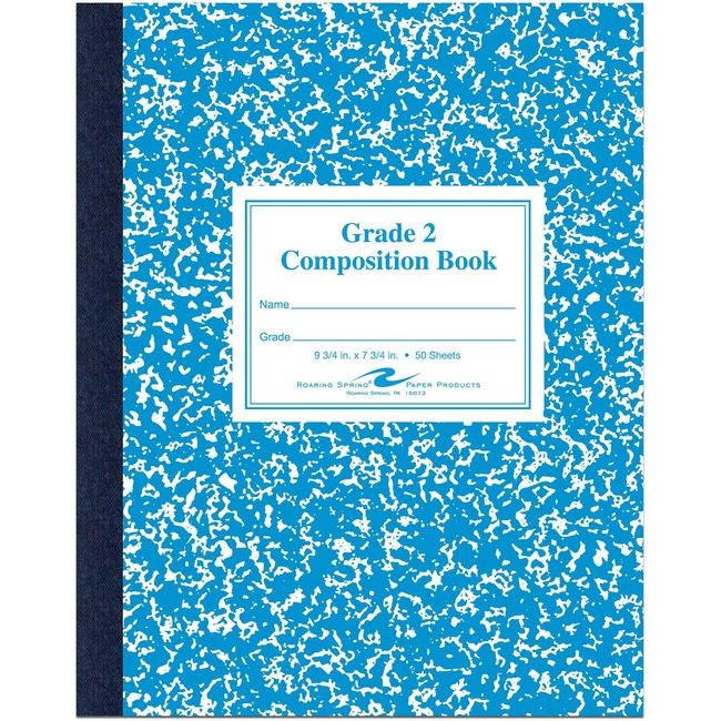 Roaring Spring Paper Products Book Composition GRADE 2 Be ROA77921
