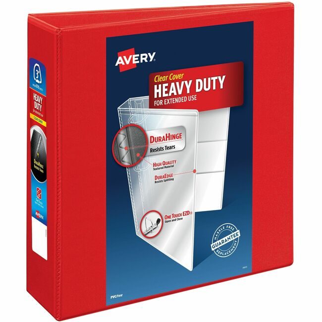 Avery Products Corporation Binder View Hd Ezd 3" Red AVE79325