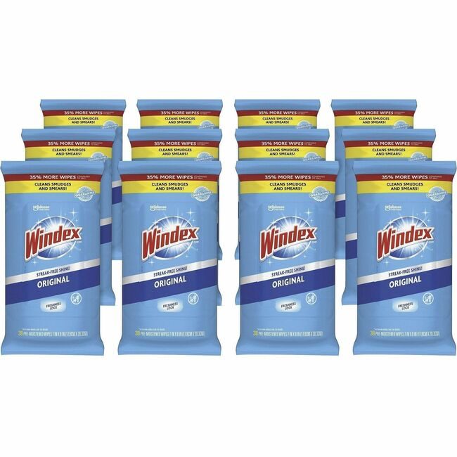 SC Johnson Professional Wipes 38CT. Windex SJN378032CT