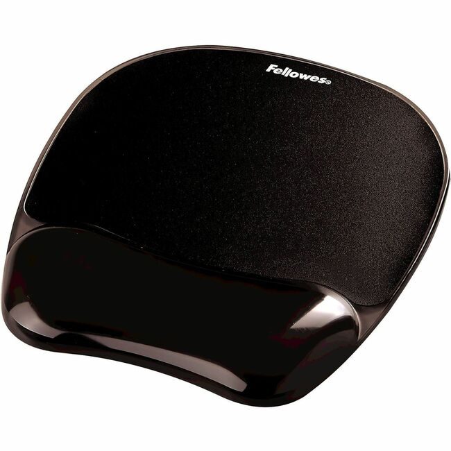 Fellowes Brands Mousepad Wristrest Black FEL9112101
