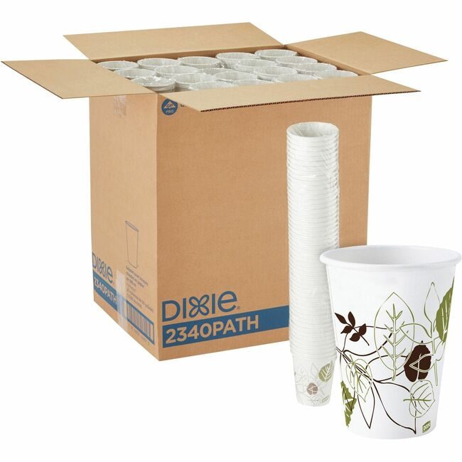 Georgia-Pacific Dixie Cup Hot Pathways 10OZ 50 Count DXE2340PATHCT