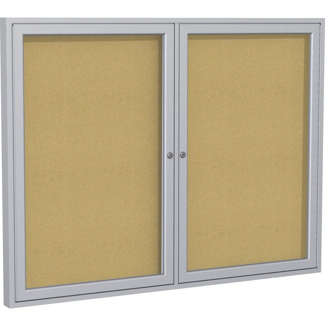 Ghent Manufacturing Board Enc 2DR Alm 48X60 Crk GHEPA24860K