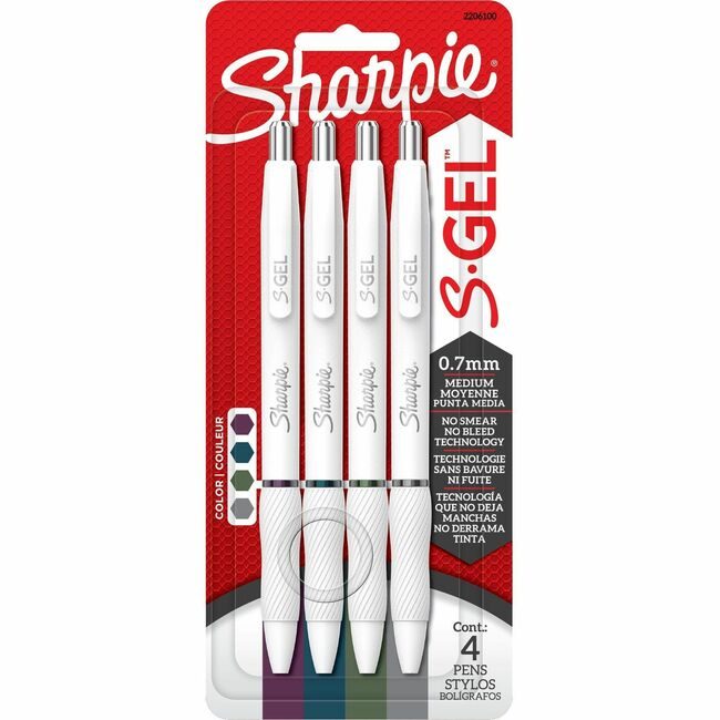 Sharpie / Expo / Prismacolor / Sanford Newell Brands / Sanford Sharpie / Expo / Prismacolor / Pen S-Gel White Rich 4 Count SAN2206100