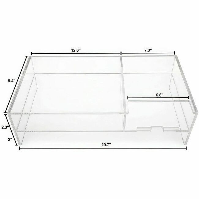 Kantek Riser Monitor Acrylic KTKAMS340
