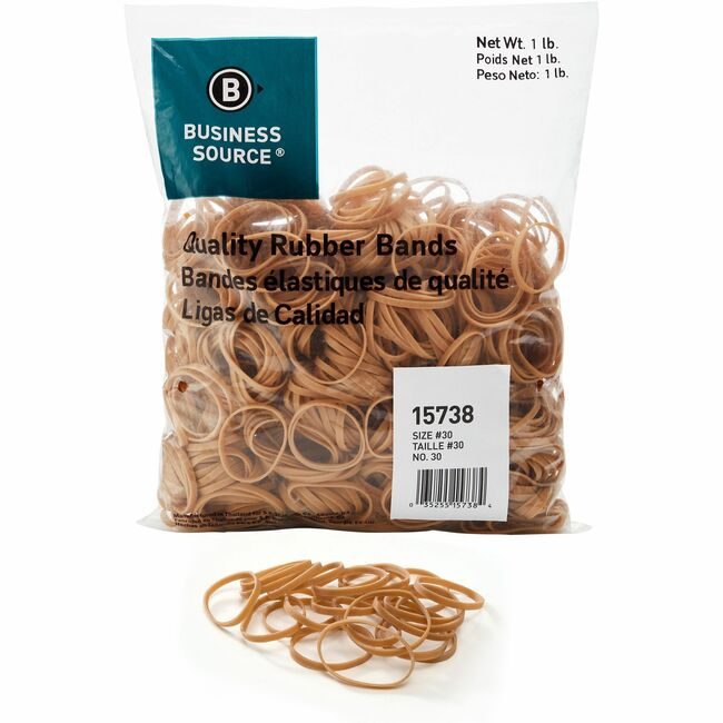 Business Source Rubberbands SIZE #30 1LB BSN15738