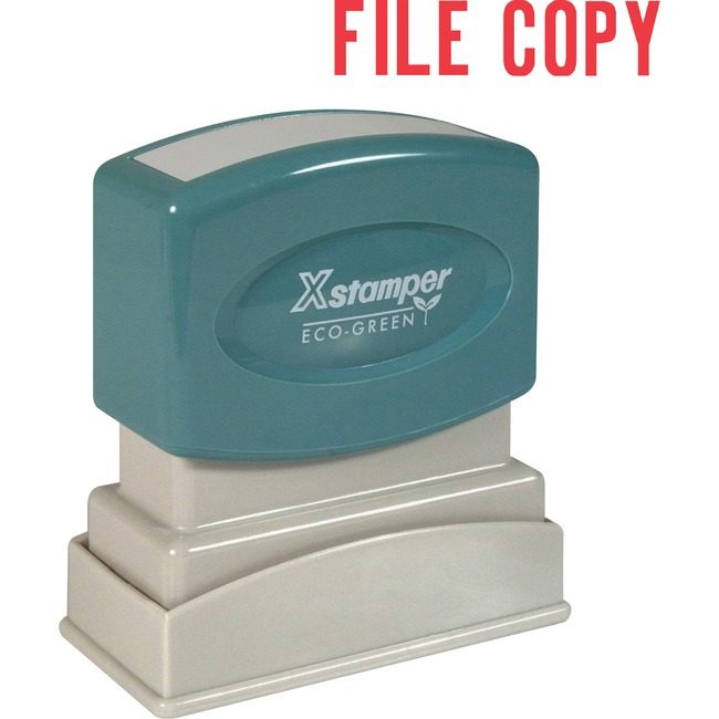 Shachihata / Xstamper Stamp Pre-Inkd File Copy Red XST1071