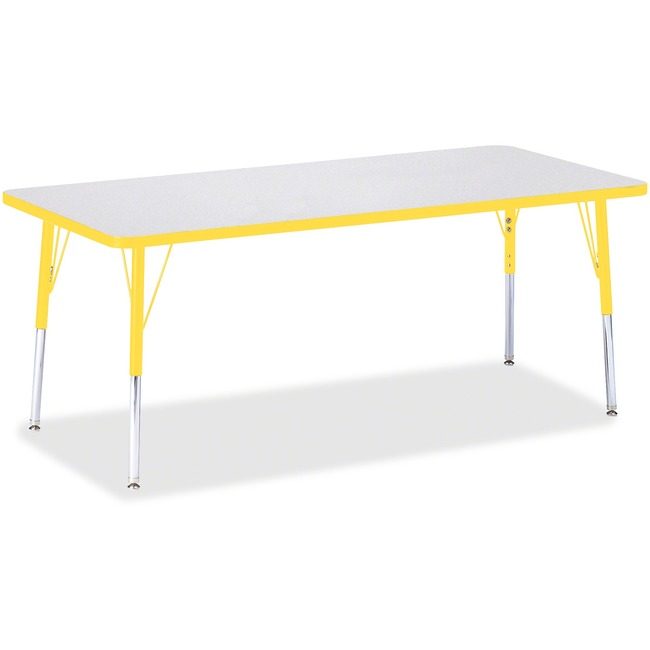 Jonti-Craft, Inc. Table Rectangle 30X72 Gy/Yw JNT6413JCE007