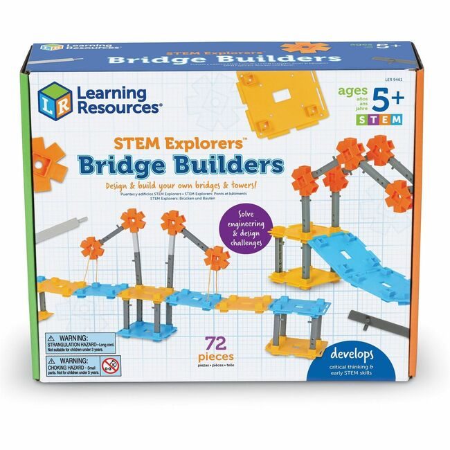 Learning Resources Set Stem Explorers Bridge Buil LRNLER9461