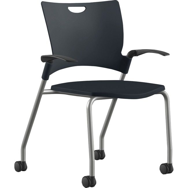 9to5 Seating Chair Stck Plastic 25" Bk/Sr NTF1315A12SFP01