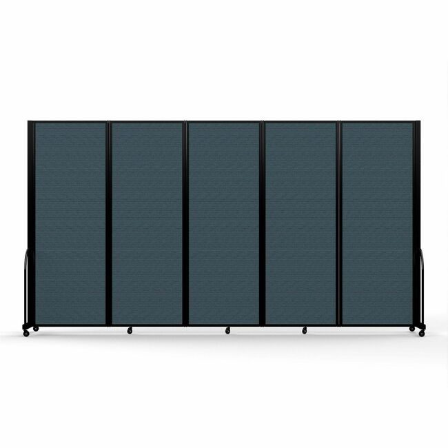 Screenflex Divider 76"HX141"W Bl Bkf SCXFSH765BDB