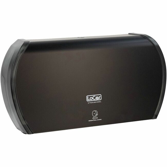 Solaris Paper Livi Dispenser Tissue Twin Black SOLD67043N