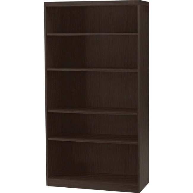 Safco Products Bookcase 5-SHELF Mocha SAFAB5S36LDC