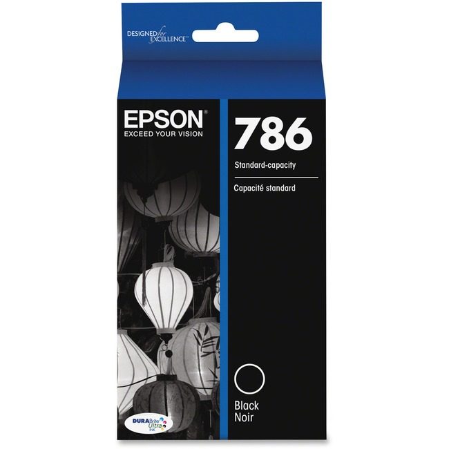 Epson America Crtdg Ink Dye T786 Black EPST786120-S