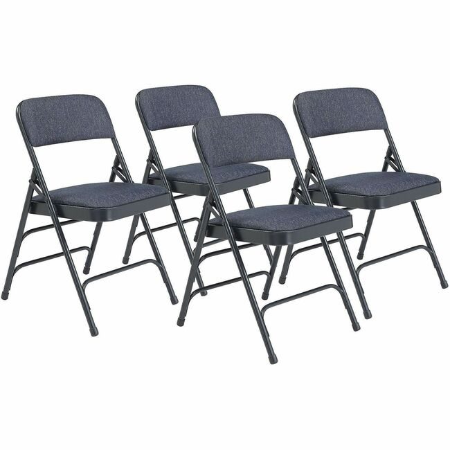 National Public Seating Chair Fold Fab Blu 2300SER NPS2304