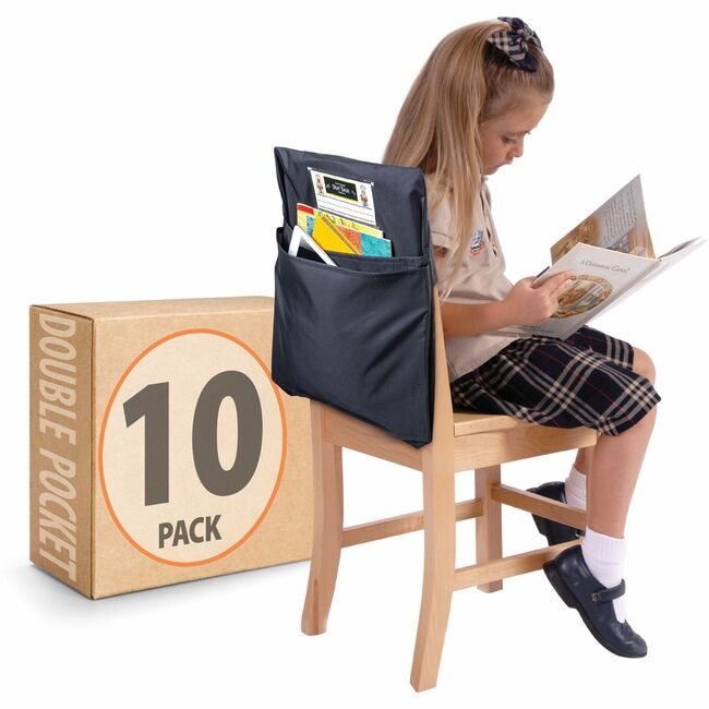 The Original Seat Sack Company Pckt Chr Double 14IN 10 Pack Black SSK30224SEBUND