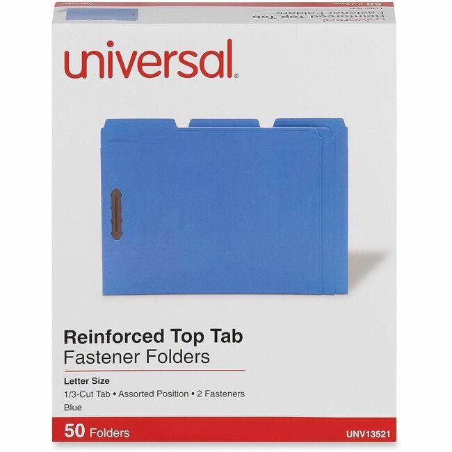 Universal Office Products Folder 2FSTNR Letter 50 Be UNV13521