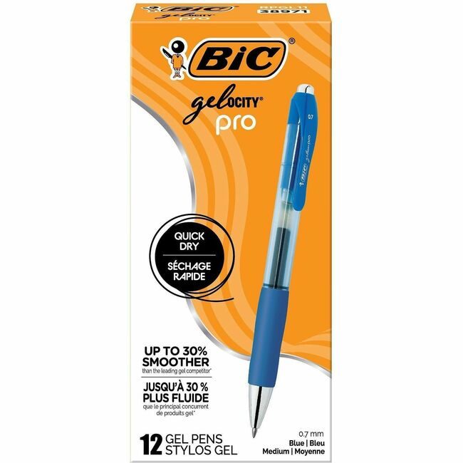 BIC Corporation Pen Gel Medium 7MM Blue 1 DZ BICRPGL11BLU