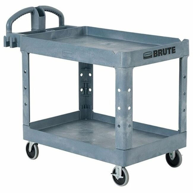 Rubbermaid Commercial Products Cart Brute Hd Med Gray RCP2192464