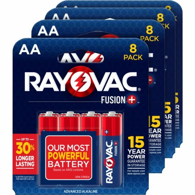 Energizer Holdings Rayovac Battery Fusion Alk Aa 8 RAY8158TFUSCT