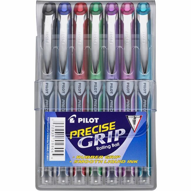 Pilot Corporation of America Pen Precisegrip Xfn Assorted 7 Pack PIL28864