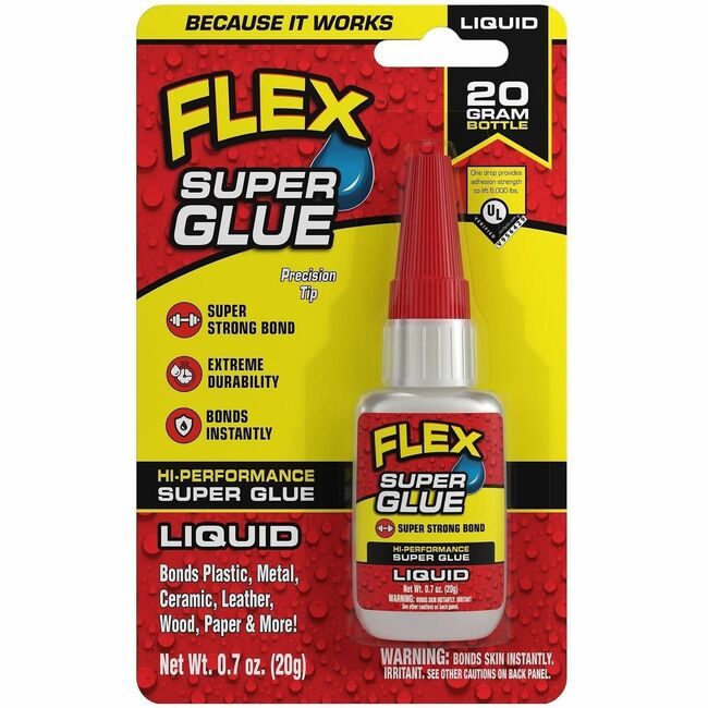 Swift Response, LLC Flex Seal Glue Super Liquid 20G FLXSGLIQB20