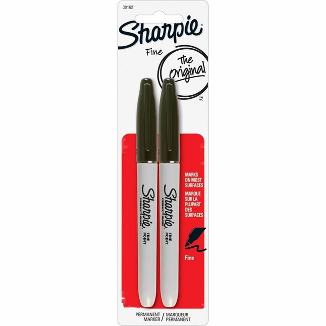 Sharpie / Expo / Prismacolor / Sanford Newell Brands / Sanford Sharpie / Expo / Prismacolor / Marker Fine Black 2 Count SAN30162PP