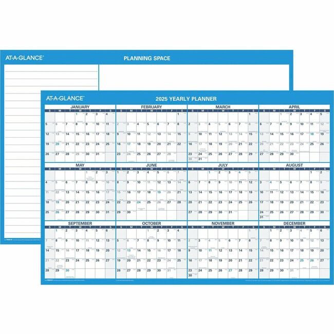 ACCO Brands AT-A-GLANCE Planner Wall Horizntl 36X24 AAGPM200-28