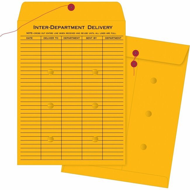 Business Source Envelope Intrdept S/B 10X15 BSN04546