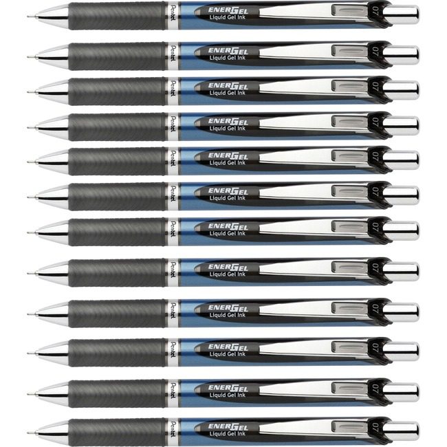 Pentel of America Pen Gel Rtx Needle 0.7MM Black PENBLN77ADZ