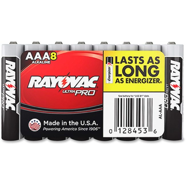 Energizer Holdings Rayovac Battery Aaa Alkaline RAYALAAA8JCT