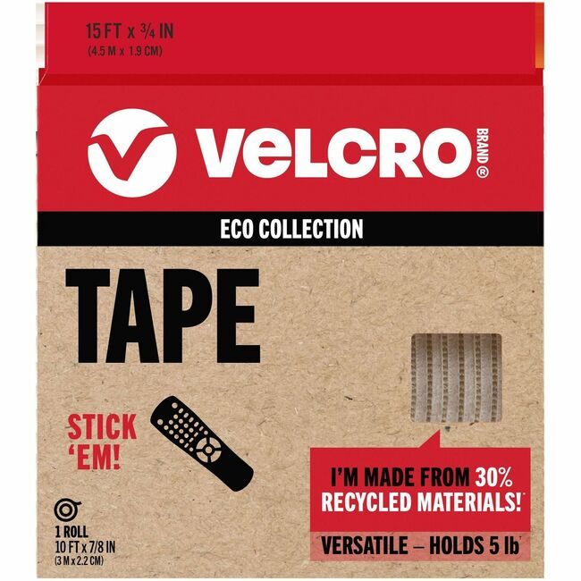 VELCRO Brand Velcro Companies Brand Tape Eco 10 X 7/8" We VEK30195
